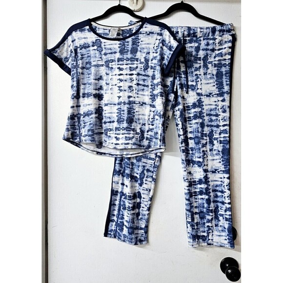 Lucky Brand Other - LUCKY BRAND 2 Piece Soft Short Sleeve Long Pants Women Pajama Set  (S)